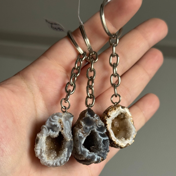 Sleutelhanger Agaat Geode