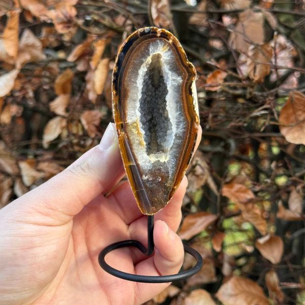 Agaat Geode op Standaard