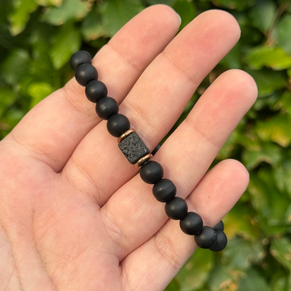 Lavasteen Armband - 6MM