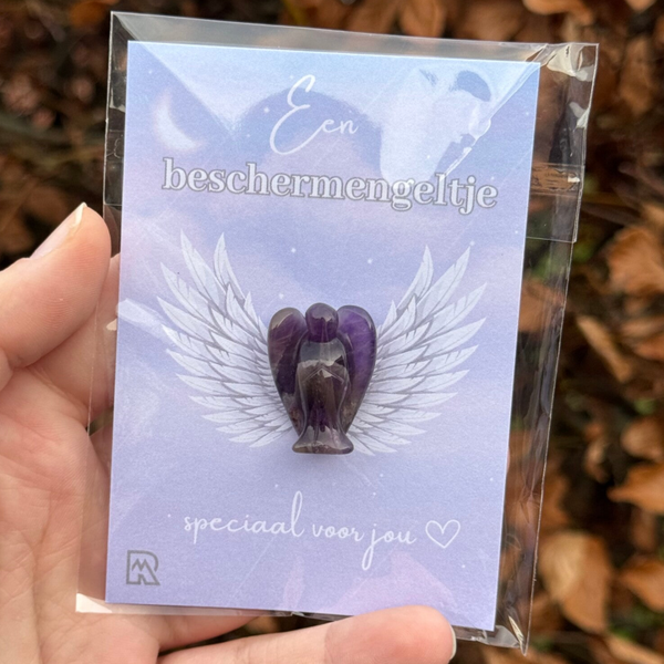 Beschermengeltje van Amethist