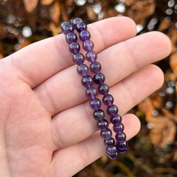Amethist Armband - 6MM