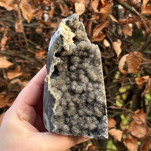 Amethist Cut Base met Calciet