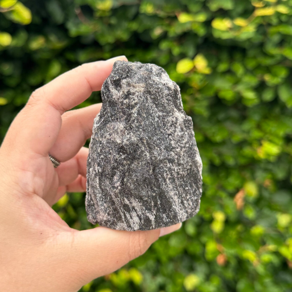 Zwarte Mica Freeform - klein