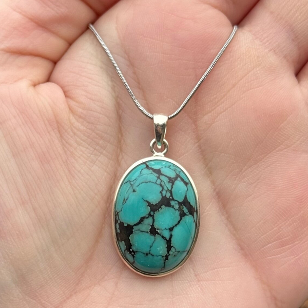 Turkoois Hanger - 925 Zilver