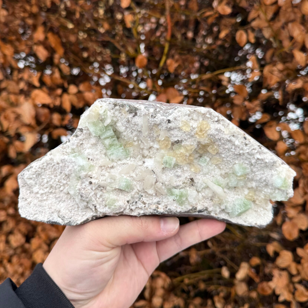 Witte Heulandiet Cluster met Apofyliet en Stilbiet - #IM2