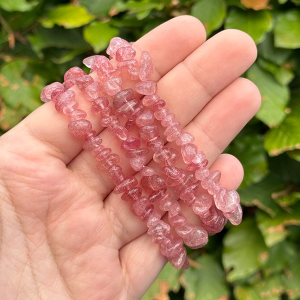 Strawberry Quartz Splitarmband