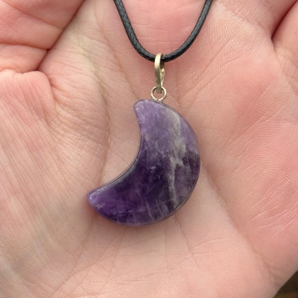Amethist Maan Hanger