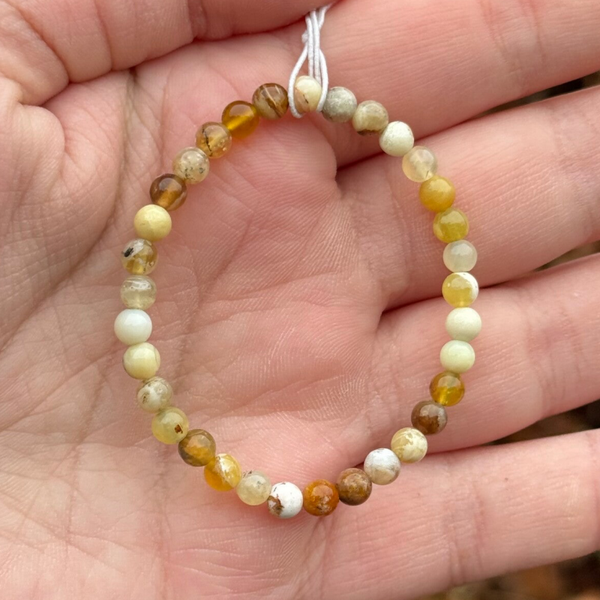 Gele Opaal Kinderarmband