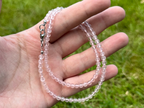 Kralenketting Rozenkwarts