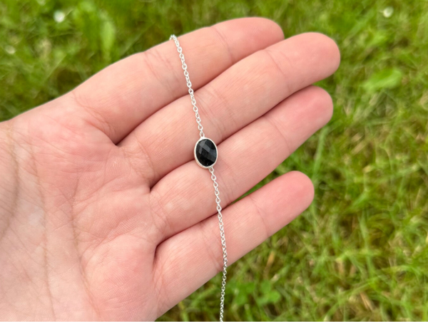 Onyx Armband - 925 Zilver