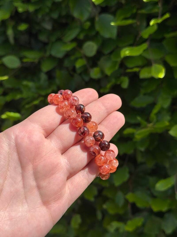 HQ Hematoïde Kwarts Armband - 8MM