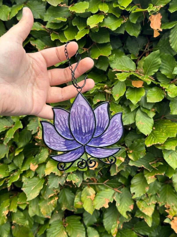 Paarse Lotus Raamhanger