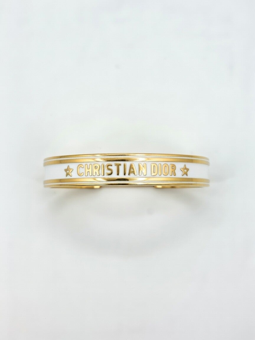 Christine Armband Gold/Weiß ✨