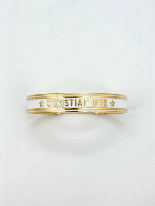 Christine Armband Gold/Weiß ✨