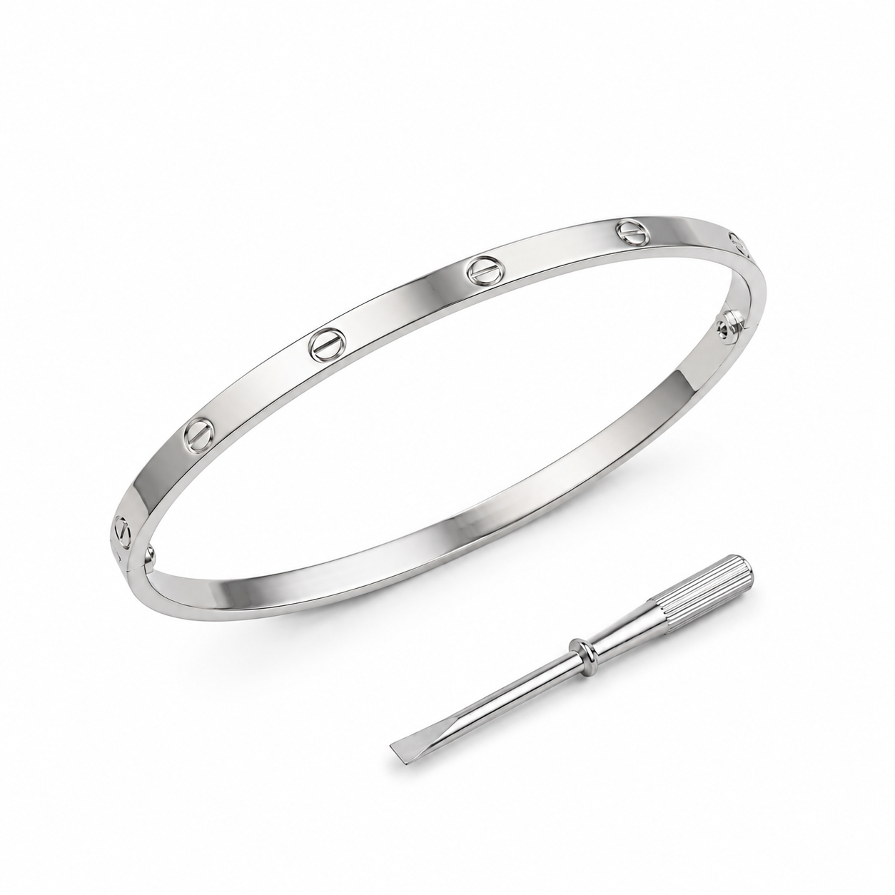 Celina Armband Schraube Silber ✨