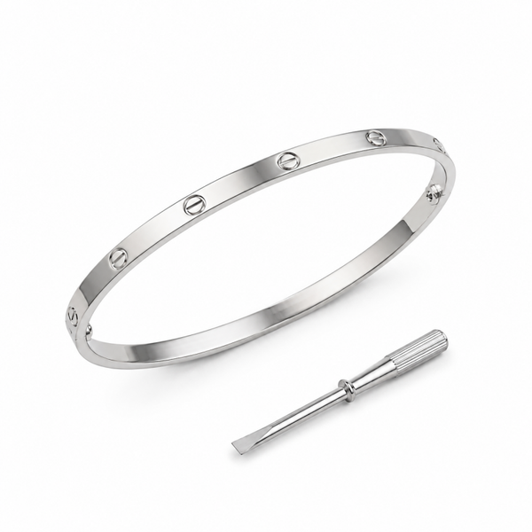 Celina Armband Schraube Silber ✨