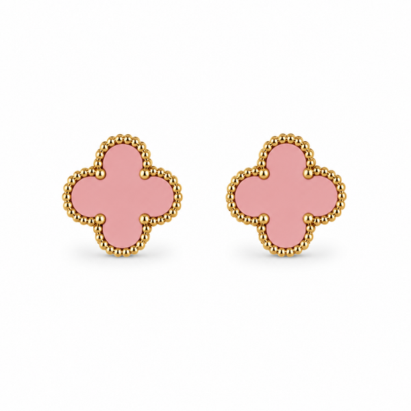 Flora Klein Gold/Rosa Ohrringe ✨