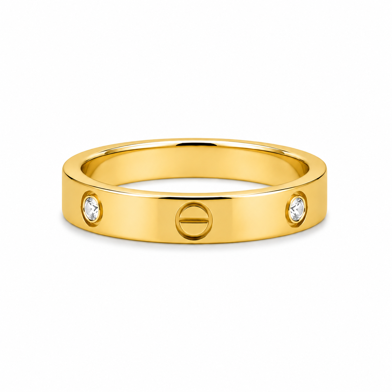 Celina Ring Crystal Gold ✨