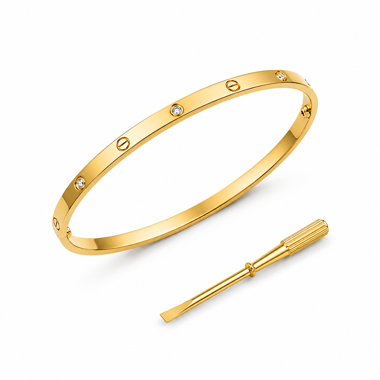 Celina Armband Schraube Gold ✨
