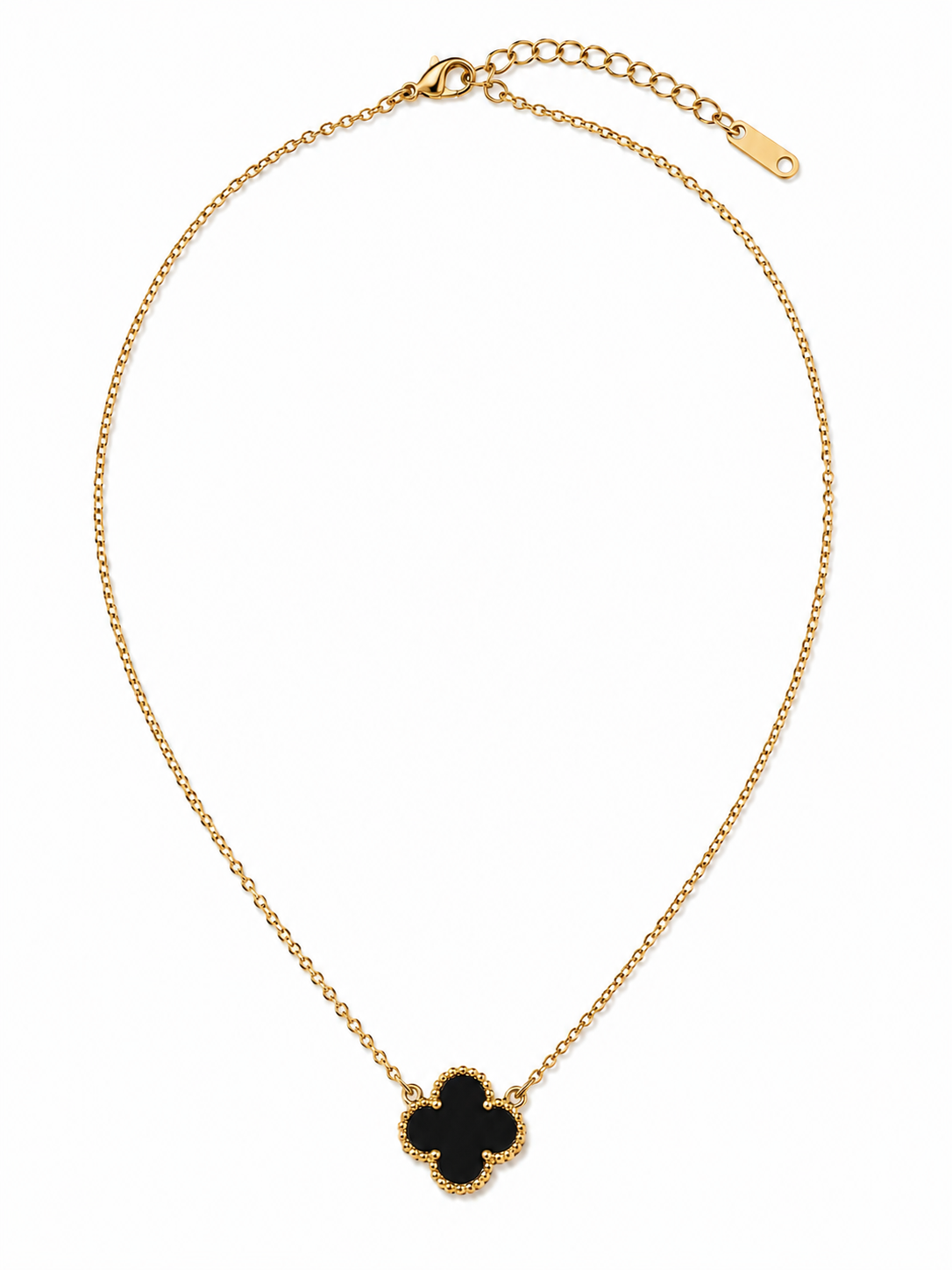 Flora Gold/Schwarz Kette - einseitig ✨