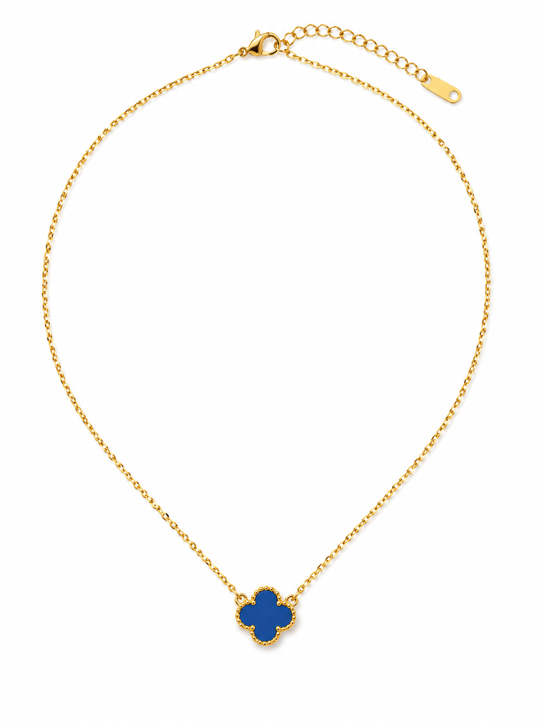 Flora Gold/Blau Kette - einseitig ✨