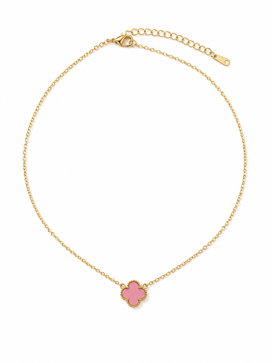 Flora Gold/Rosa Kette - einseitig ✨