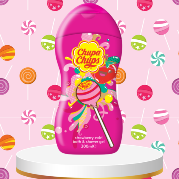 GEL DOUCHE ET SHAMPOOING Fraise 🍓 CHUPA CHUPS 300 ml