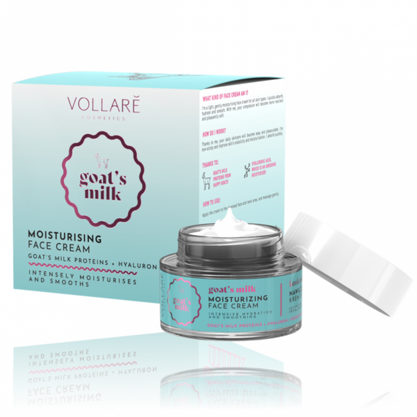 Crème Visage Hydratante au Lait de Chèvre ✨ 50ml
