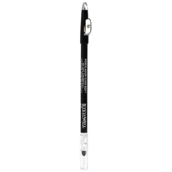 Crayon noir avec taille crayon et éponge