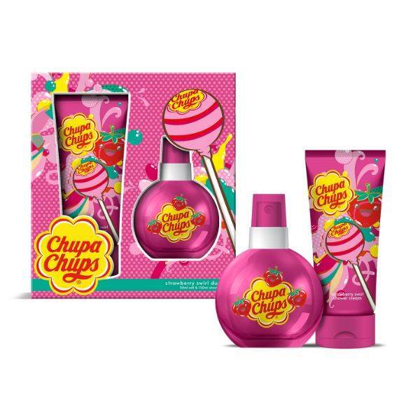 Coffret eau de toilette & gel douche Fraise 🍓 CHUPA CHUPS