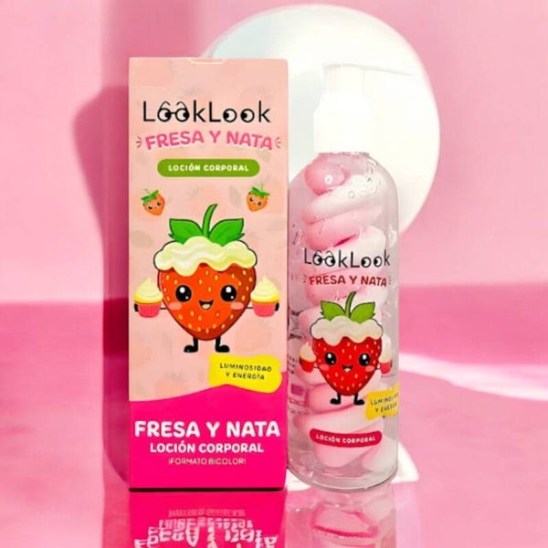 Lotion corporelle Fraise crème 🍓🧁 200ml