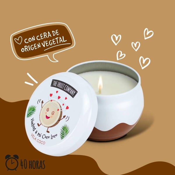 The Fruit Company Bougie parfumée coco 🥥 150g