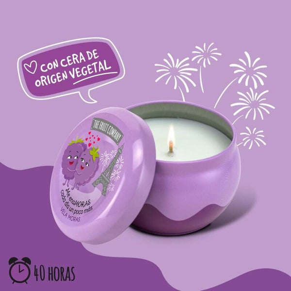 The Fruit Company Bougie parfumée mûre 💜 150g