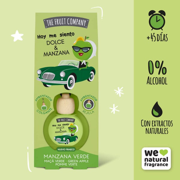 Désodorisant de voiture pomme vert 🍏 +45j
