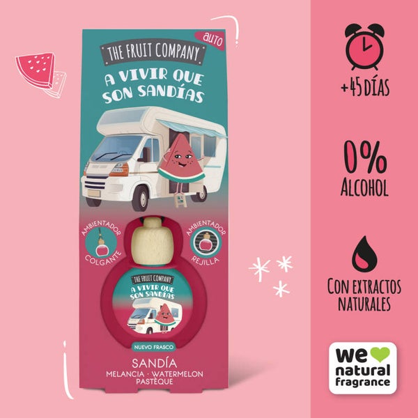 Désodorisant de voiture pastèque 🍉 +45j