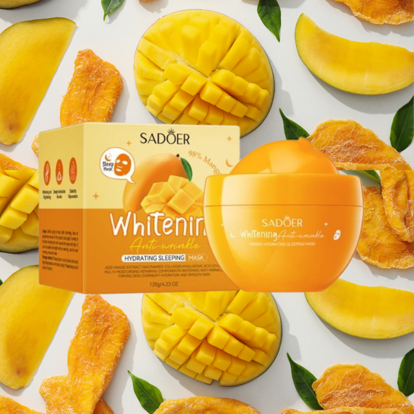 Mask de nuit à l’extrait de mangue COLLAGÈNE + HYALURONIQUE🥭 120gr
