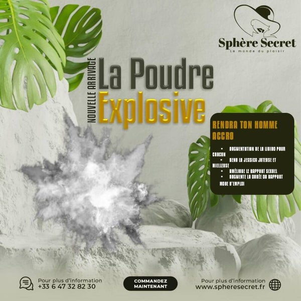 poudre explosive = 1 poudre offerte !