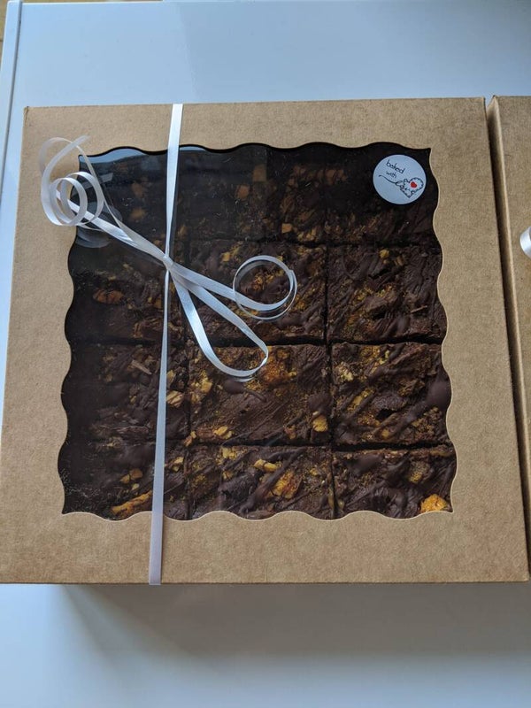 Crunchie Caramel Brownie