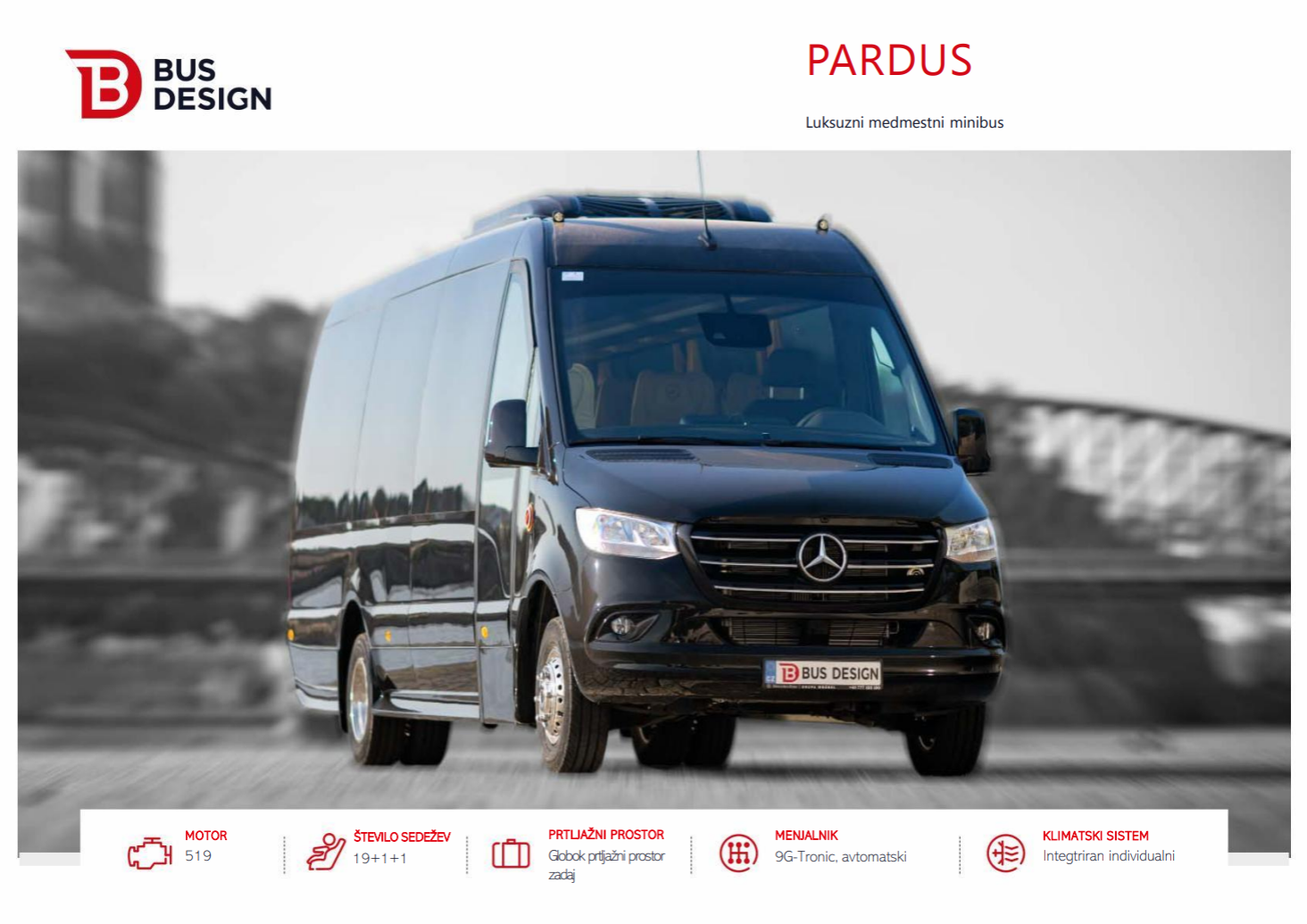 minibus turistični prodaja BusDesign