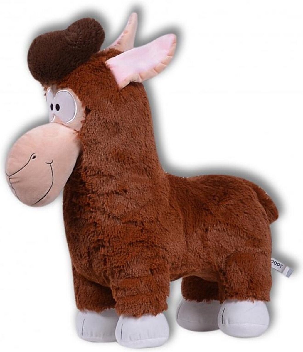 Knuffeltje van zachte velours, alpaca