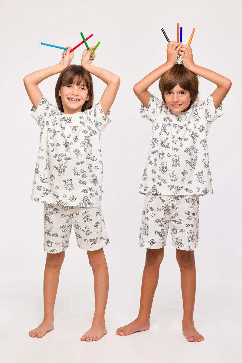Shortama, Color Me, thema krab, inclusief superwashable stiften, 6 jaar