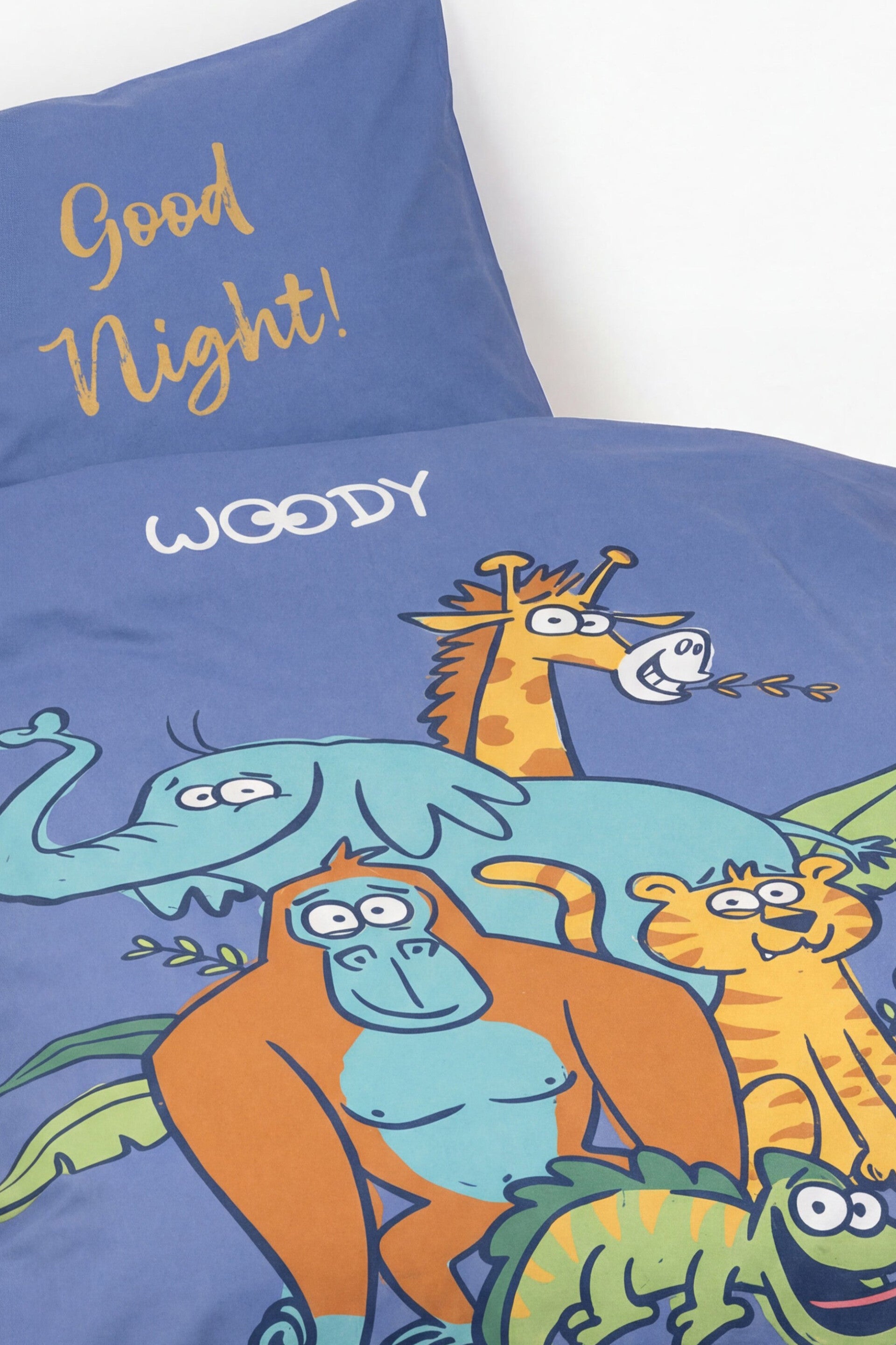 Dekbedovertrek, tijger - 140x220cm