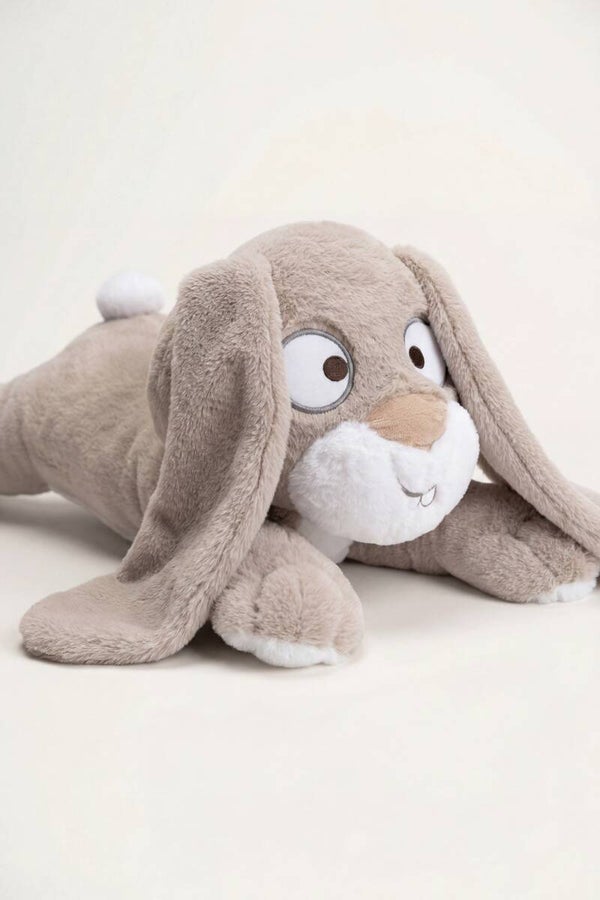 Konijn knuffel van velours - ongeveer 50 cm groot