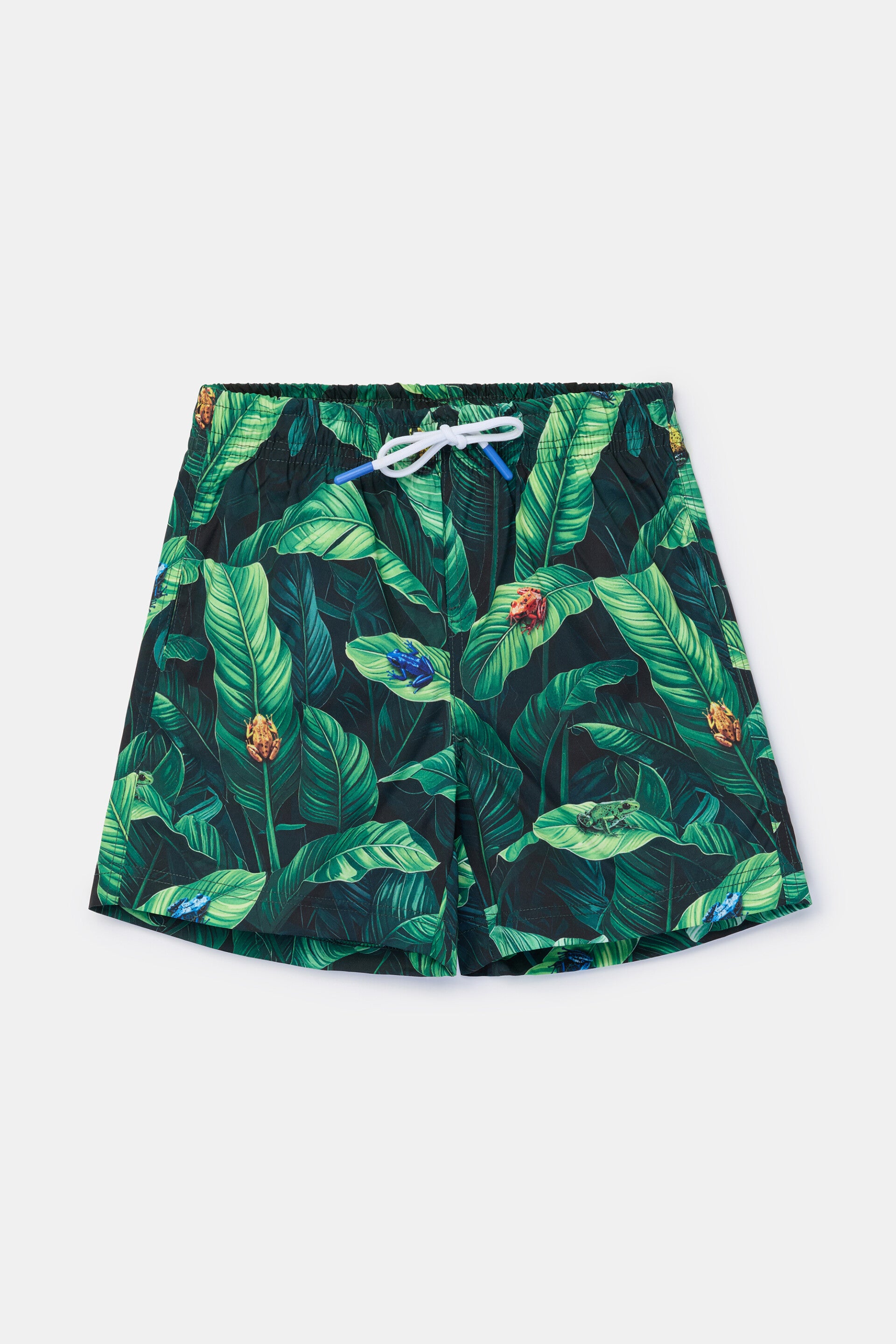 Jongens-Heren zwembroek, jungle print - 12 jaar