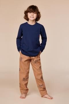 Leuke pyjama met jersey vest en flanellen broek - 16 jaar