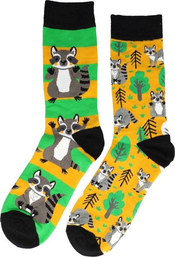 Leuke kousen, wasbeer