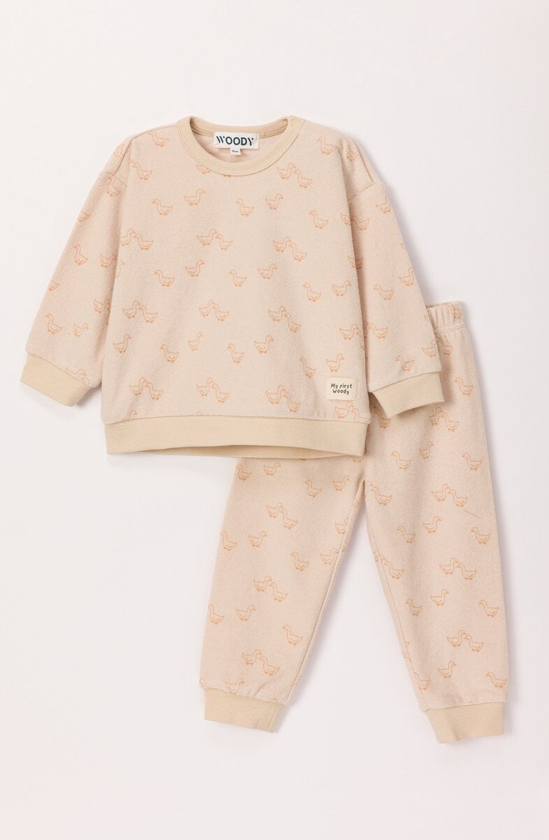 leuk setje in dunne badstof - 2 jaar