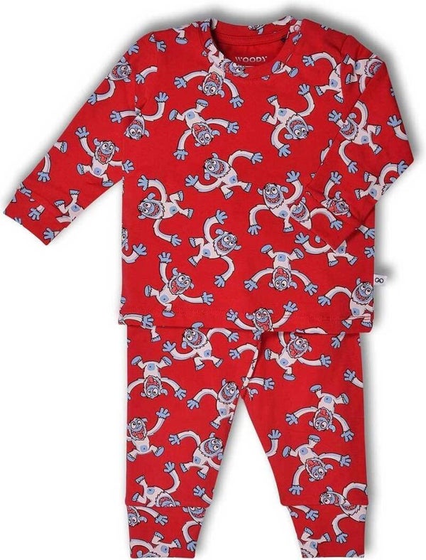 Woody kerstpyjama unisex, 0 maand