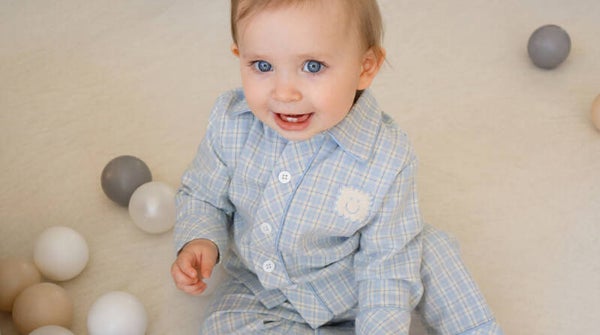 Superzachte flannellen pyjama- 0 maand (wordt binnenkort geleverd, reserveer nu reeds)