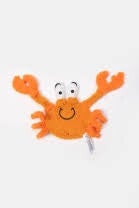 knuffeldoekje in velours, heremietkreeftje
